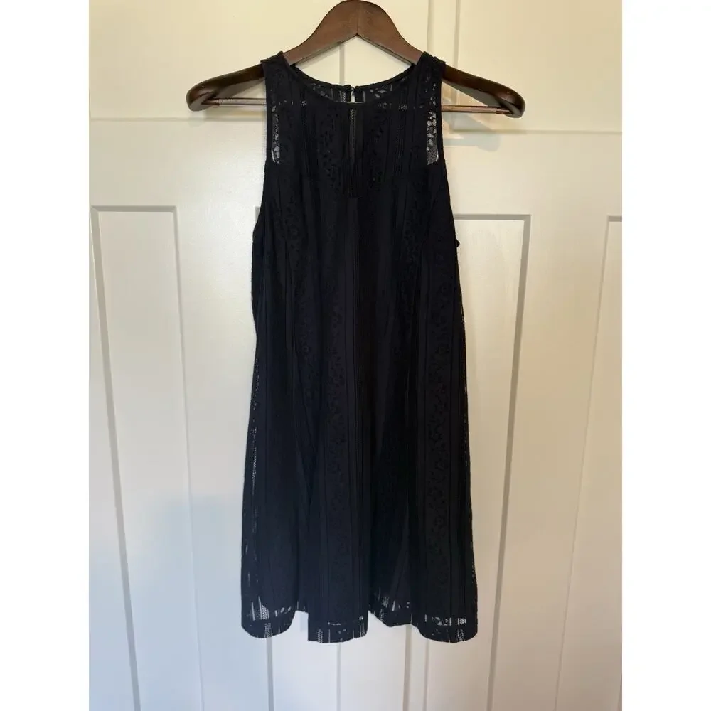 Abercrombie & Fitch Lace Dress Navy Small - Picture 1 of 9